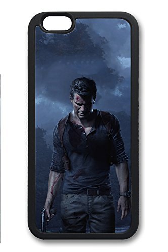 iPhone 6 case,the best Christmas?gift black Soft Rubber Bumper Case for iPhone6/6S [Colorful][cool]game case,High quality TPU material cover for iPhone 6/6s uncharted 4 a thiefs end game