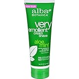 Alba Botanica Moisturizing Cream Shave, Aloe Mint - 8 oz - 2 pk