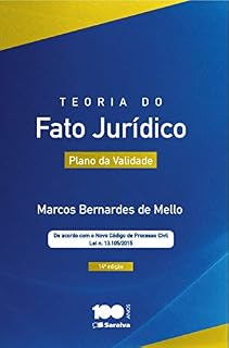 Livro TEORIA DO FATO JURÍDICO - PLANO DA VALIDADE