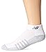 New Balance Unisex 2 Pack Technical Elite Low Cut with Coolmax Socks, Large, White