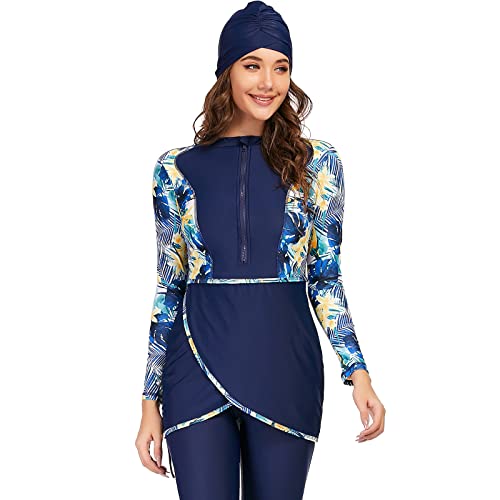 Muslim Swimsuits for Women Modest Swimwear Islamic Long Sleeve Burkini