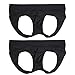 Nightaste Male Underwear Hollow-Out Hip Buttock Athletic Supporter Jockstrap Underpants (M, 2 Black)