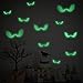 Halloween Wall Decal with Evil Eyes Glow in Dark Stickers for Halloween Home Decorations, 23 Packs