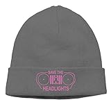 Save The Headlights Jeep Beanies Cuff Hats Wool