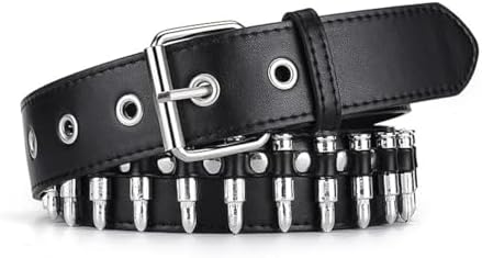 Funk Plus Snap On Three Row Punk Rock Star Metal Silver Studded