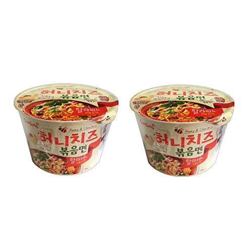 Korean Hot and Spicy Best Noodle / Ramen (Honey & Cheese Bokkeum Myun 2-pack)