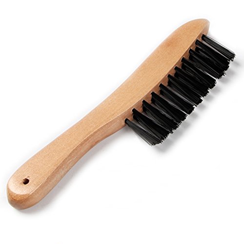 OESS Billiard Pool Table Rail Brush Oak Finish Wooden Handle Nylon Bristles Set - Thumbnail 3