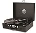 Numark PT01 Touring | Portable Suitcase Turntable with USB Connectivity for Conversion, Retro Styling, Onboard Stereo Speakers & Built in Rechargeable Battery - Three-Speed (33 1/3, 45 and 78rpm),4.49 x 10.00 x 13.50,BLACK