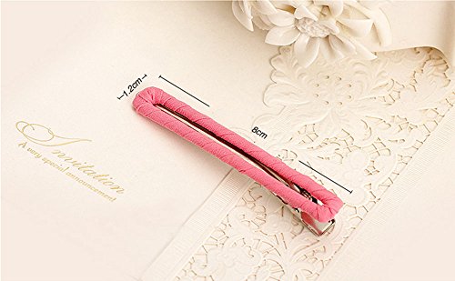 Daycount 6 Pcs Alligator Hair Clips Metal Hairdressing Cutting Salon Styling Tools Section Hair Accessories Women Barrette Styling Tools (Random Color)