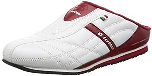 Amazon Lotto ロット トロフェオロード Ss Cs7067 クロッグサンダル サボ ユニセックス メンズ レディス スニーカー 17年モデル 23 5ｃｍ ホワイト レッド スニーカー