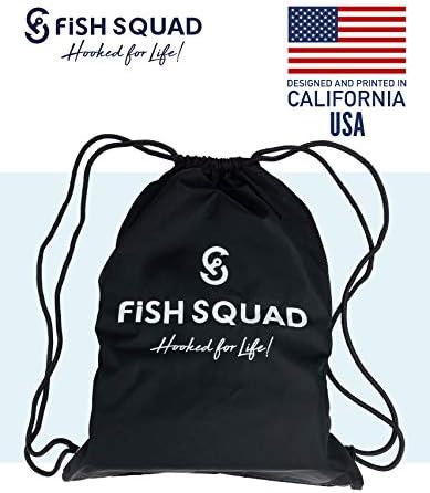 Duffle drawstring bag (fish squad logo Sack duffle drawstring bag) 5 Duffle drawstring bag (fish squad logo Sack duffle drawstring bag)