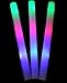 YMCtoys LED Light Up Foam Sticks Three Modes Color Changing Glow Party Supplies for Halloween, Raves, Concert