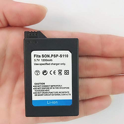 2 Rechargeable+Replacement+Compatible+Sony+PSP+Playstation