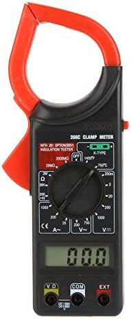Trudged(TM) Digital Clamp Meter multimeter Volt AC Amp Ohm Meter Insulation Tester Temperature Sensor Meter multimetro pinza amperimetrica