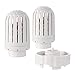 TaoTronics TT-AH001 TT-AH002 TT-AH019 Humidifiers Replacement Filters, Ceramic Cartridges, Pack of Two, Tank Cap Included, White
