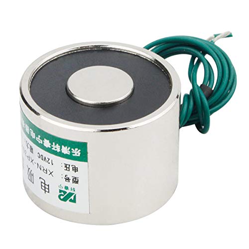 Electrical Buddy Electric Lifting Magnet Electromagnet Solenoid, 12V, 10 kg/22 lb,30 mmx22mm