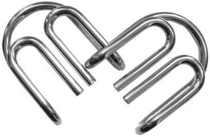 Logica Puzzles Art. Dubai Twins - Metal Brain Teaser - Difficulty 4/6 Extreme - Travellers Collection, Medium - Image 3