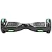 XtremepowerUS Self Balancing Scooter Hoverboard UL2272 Certified, Bluetooth Speaker and LED Light (Black Chrome)