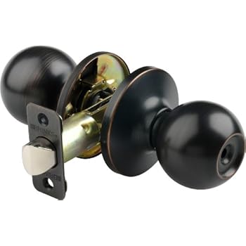 Brinks 2112-150 Ball Style Door Knob with Privacy Key for