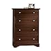 Sauder Palladia 4-Drawer Chest, Select Cherry finish