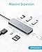 Anker USB C Hub, 7-in-1 Type C Hub, 4K USB C to HDMI Adapter, Micro SD and SD Card Reader, 3 USB 3.0 Ports, with 60W Power Delivery for MacBook Pro, iPad Pro, Chromebook, XPS, Galaxy S9/S8, and More