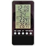 Elgin LCD Weather Station Alarm Clock