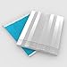 Grandstand Ink - 3/4in SKY BLUE Tyvek® Wristbands - Print & Writable Sheets in Distribution Box Paper Feel Party Event Bracelets For Churches or Schools 1000 ID Bands (100 Customizable Sheets) Per Box