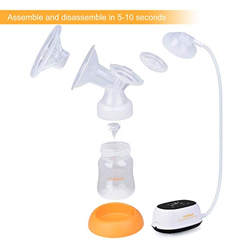 MADENAL Double Electric Breast Pump Travel Set, Ice Pack, Breastmilk Storage Bags, Super Quiet, Effective and Comfortable with On The Go Cooler Bag - Thumbnail 2