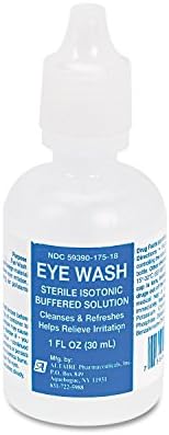 Eye Wash, Bottle, 1 oz.