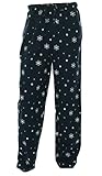 Club Room Men's Novelty Snowflake Print Pajama Pants
