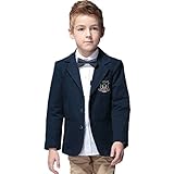 Leo&Lily Little Boys' Fashion blazers\sports jackets\Outerwear Coat Lapel Long Sleeve