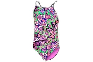 DOLFIN Uglies Girls I Heart U Keyhole One Piece Swimsuit