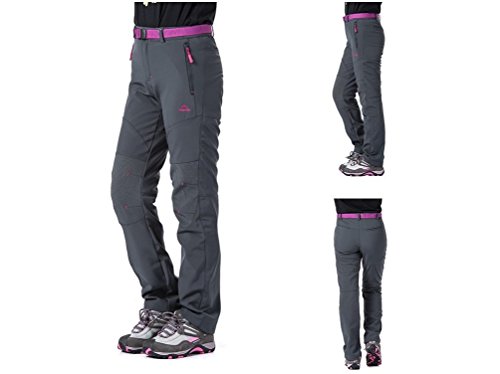 image for Tofern Womens Winter Warm Breathable Waterproof Windproof Softshell Pa