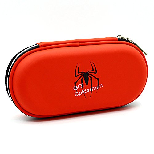 SOOCUTE Hardtop Big Capacity Pencil Case Pen Bag Makeup Pouch Durable Students Stationery Box (Spiderman)