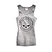HARLEY-DAVIDSON Official Women’s Skull Scoop Neck Tank, Grey