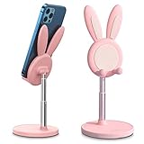 Cute Bunny Phone Stand, Angle Height Adjustable