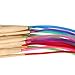 Bamboo Circular Knitting Needles Set - Wooden Pointed Round Beginner Plastic Knitting Needles Kit Including 18 Sizes: 2mm - 10mm