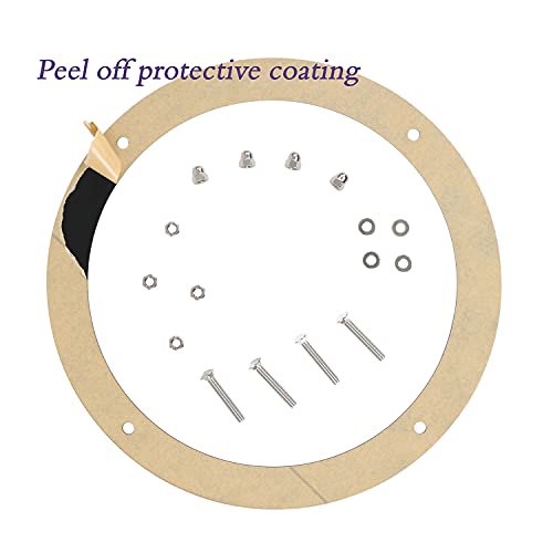 MiMu Dog Fence Window 12.4IN Acrylic Dome Clear Dome Pet Window