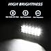7Inch LED Light Bar TURBO SII LED Work Light Spot LED Lights Off Road Driving Lights Led Pods Fit Jeep Trucks Atv Off Road Lights Boat Lighting Led Backup Light(4 Pack)thumb 2