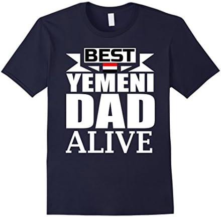 Mens Storecastle: Yemeni Dad Father's Day Yemen Flag Gift T-Shirt Large Navy