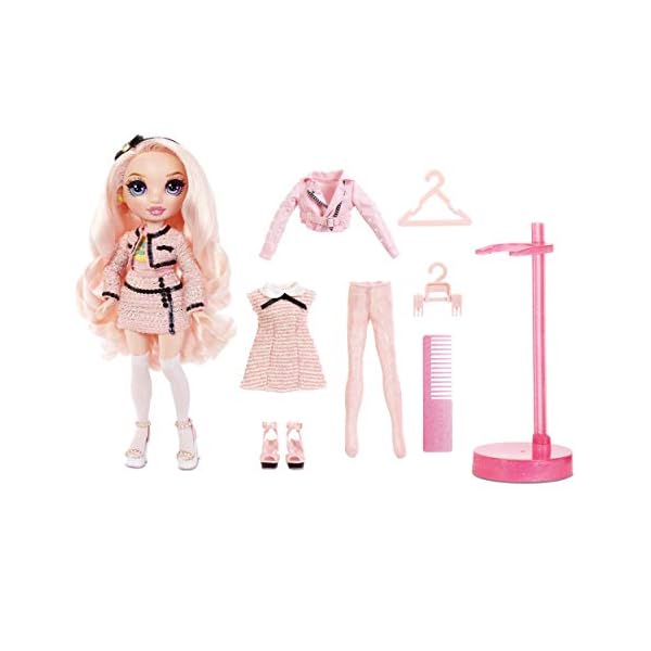 Rainbow High Fashion Doll - Bella Parker - Pink Themed Doll With Luxury Outfits, Accessories & Fashion Doll Stand…