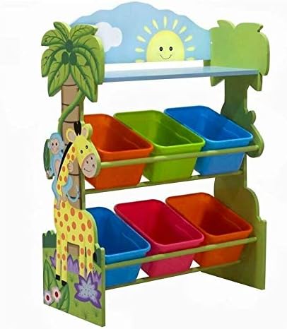 Rabinyod Bulan Fantasy Fields - Sunny Safari Toy Organizer with Storage Bins