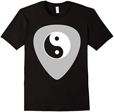 Mens Guitar Yin-Yang,Pick,Musical',Instrument',Gift,T-shirt XL Black