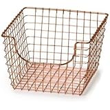 Spectrum Diversified Scoop wire Storage Basket, Medium, Copper