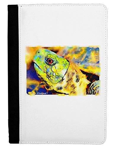 TooLoud Menacing Turtle Watercolor Ipad Mini Fold Stand Case - Black