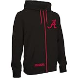 Alabama Crimson Tide Zip Up Hooded Sweatshirt Black