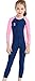 DIVE & SAIL Kids One Piece Long/Short Sleeve Swimsuit Sun Protection Sunsuit