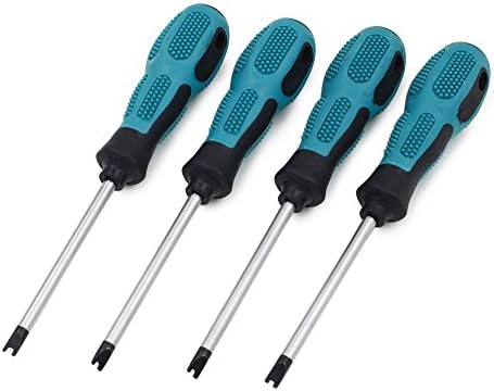 4-pieces M1.7 M2.0 M2.3 M2.6 Magnetic Tip U shaped Groove Type Screwdriver Tool