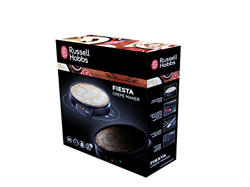 [- Russell Hobbs Fiesta Crêpes-Maker 20920-56/Antihaftbeschichtete Crêpes-Platte mit st