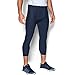 Under Armour Men's HeatGear Armour Compression ¾ Leggings, Midnight Navy/Steel, Large